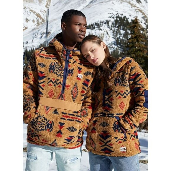 The North Face Men’s Aztec Campshire Sherpa Half Zip Fleece XS - Picture 1 of 5